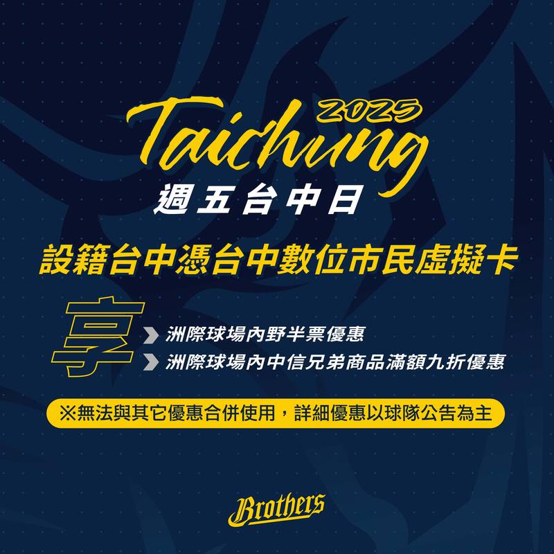 週五台中市民日購票優惠